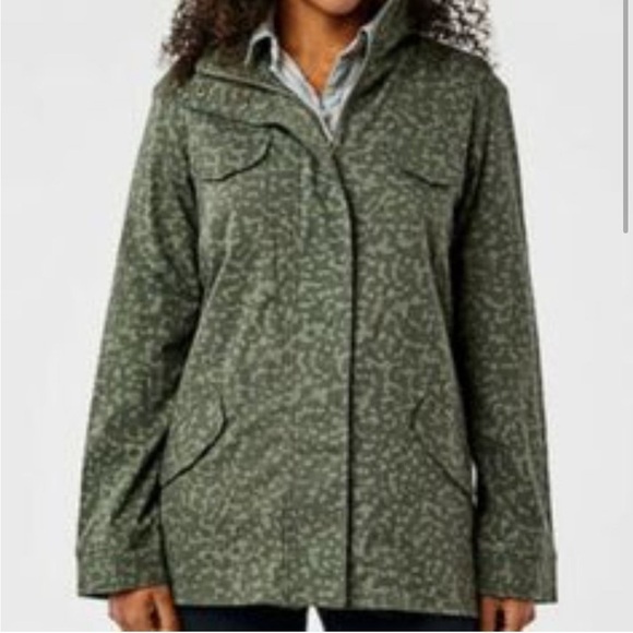 Carve Designs Ryder Jacket Moss Camo mixed fabric knit back media size small - Picture 2 of 11